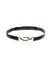Chico's 100% Leather Black Leather Belt Size Sm - Med - photo 1