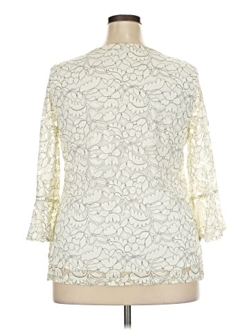 Elle 3/4 Sleeve Blouse (view 2)
