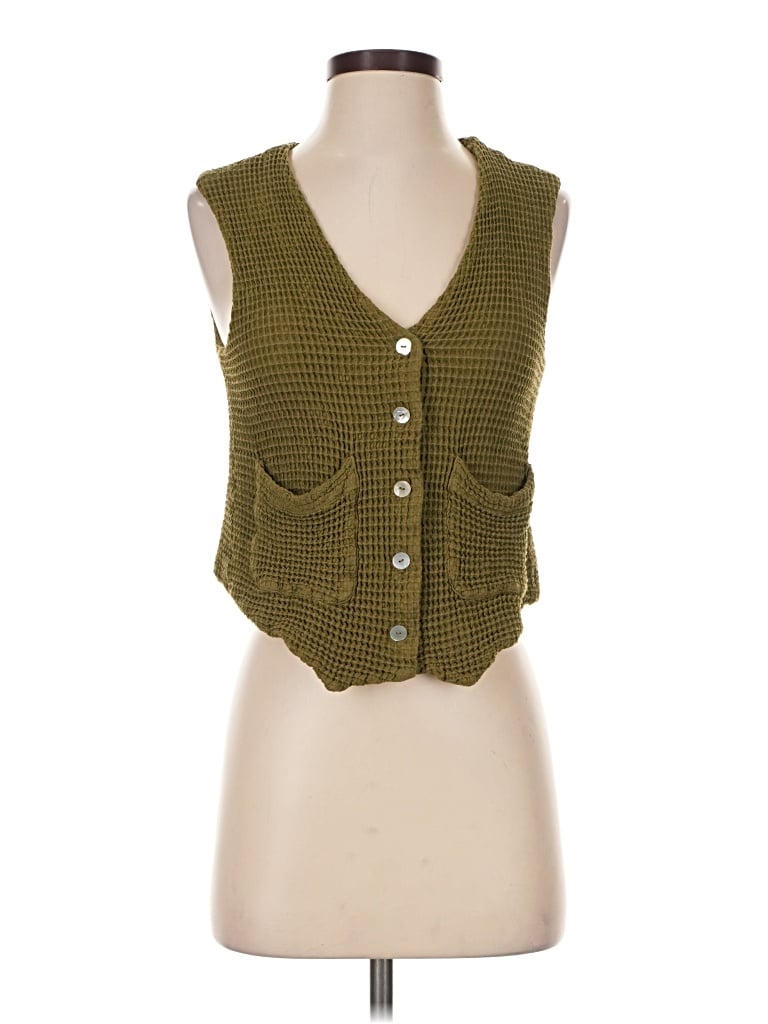 Pre-owned Donni Vest In Green
