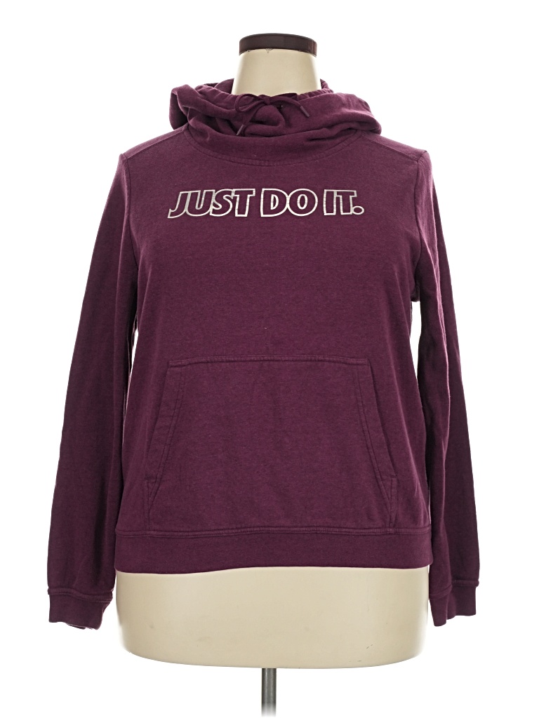 Pre-owned Nike Sweatshirt In Burgundy