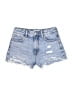 PacSun Blue Denim Shorts Size 24 waist - photo 1