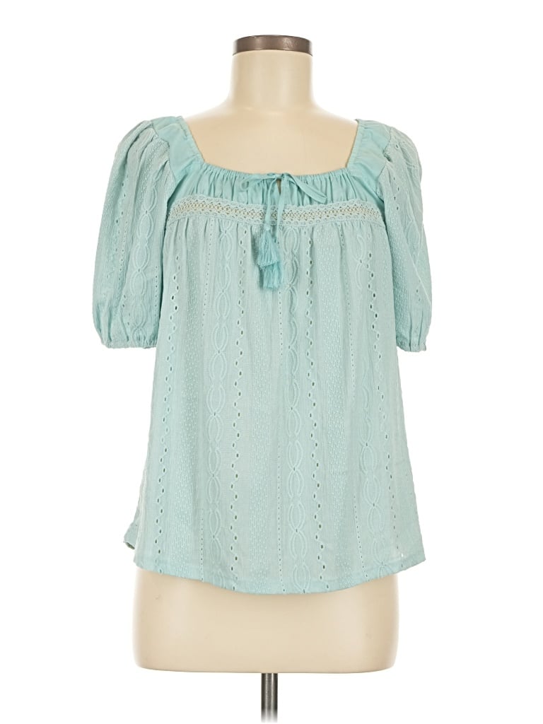 Pre-owned Frye And Co Short Sleeve T-shirt In Teal