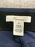 89th & Madison Solid Blue Active Pants Size 16 - photo 4