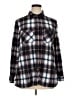 Robert Louis Plaid Black Long Sleeve Button-Down Shirt Size XL - photo 1