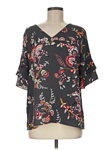 Ann Taylor LOFT Short Sleeve Blouse (view 1)