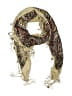 Unbranded Paisley Ivory Scarf One size - photo 1