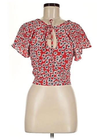 Trafaluc by Zara Short Sleeve Blouse (view 1)