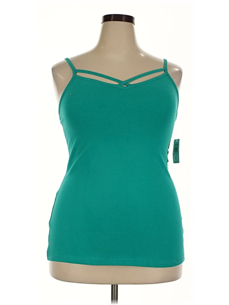 Torrid Tank Top Teal Strapless Neckline Tops