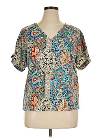 Unbranded Short Sleeve Blouse (view 1)