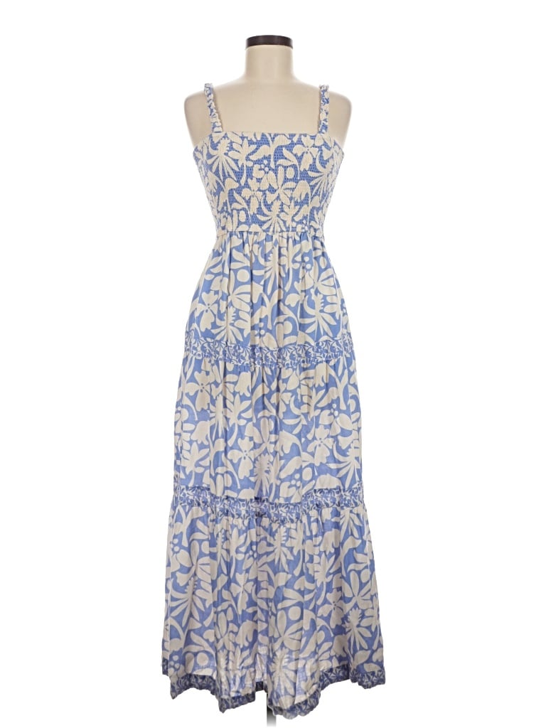 Pre-owned Marine Layer Casual Dress In Blue
