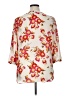 Rose + Olive 100% Polyester Floral Ivory 3/4 Sleeve Blouse Size 1X - photo 2