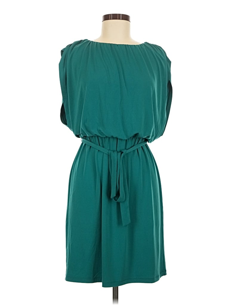 Pre-owned En Focus Studio Casual Dress In Teal