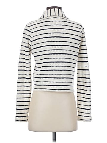 Madewell Striped Button-Front Collared Cardigan (view 2)