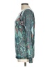 Custo Barcelona Print Teal Pullover Sweater Size Lg (4) - photo 5