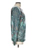 Custo Barcelona Print Teal Pullover Sweater Size Lg (4) - photo 4