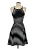 Soprano Stripes Black Casual Dress Size S - photo 2