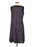 Perceptions Polka Dots Purple Casual Dress Size M - photo 2