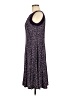 Perceptions Polka Dots Purple Casual Dress Size M - photo 5