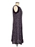 Perceptions Polka Dots Purple Casual Dress Size M - photo 4