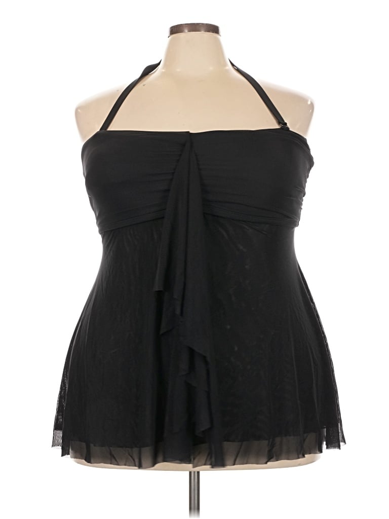Pre-owned Venus Sleeveless Top Black Halter Neckline Tops