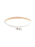 J.Crew 100% Leather Silver Leather Belt Size M - photo 1