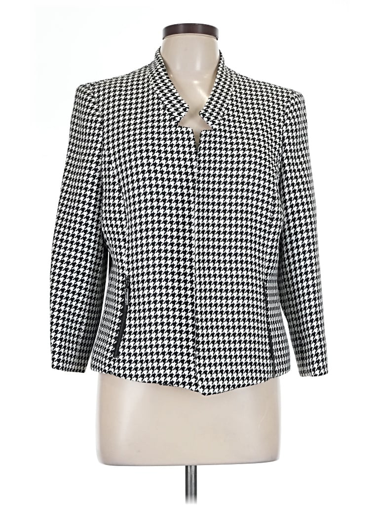 Pre-owned Kasper Blazer Jacket In Ivory