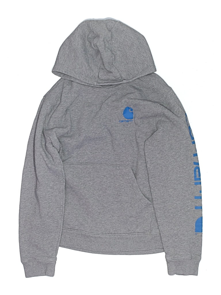 Pre-owned Carhartt Kids' Pullover Hoodie In Gray