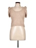 Pol 100% Polyester Tan Sweater Vest Size L - photo 1