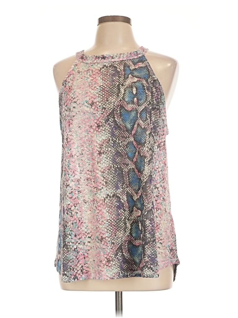Pre-owned Bibi Sleeveless Blouse In Silver