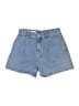 Zara Blue Denim Shorts Size 4 - photo 1