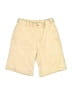 Lands' End 100% Baumwolle Solid Tan Khaki Shorts Size 12 - photo 1