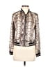 Blanc Noir 100% Polyester Animal Print Gold Jacket Size XS - photo 1