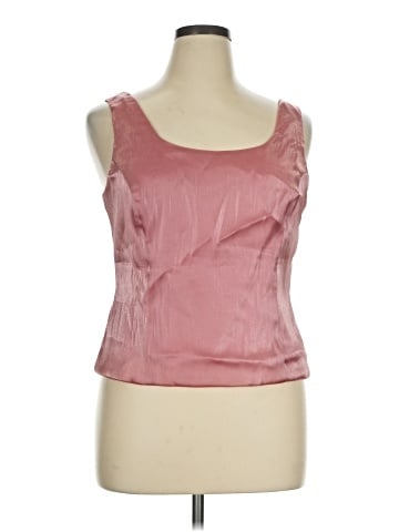 J.R. Nites by Carol Lin Sleeveless Blouse (view 1)