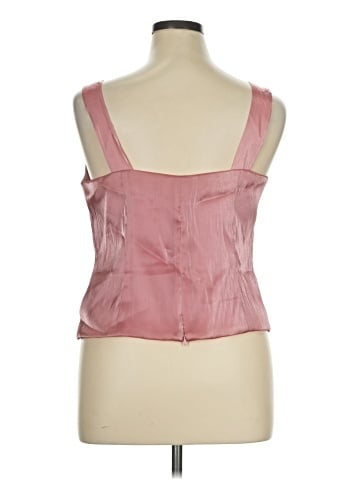 J.R. Nites by Carol Lin Sleeveless Blouse (view 2)