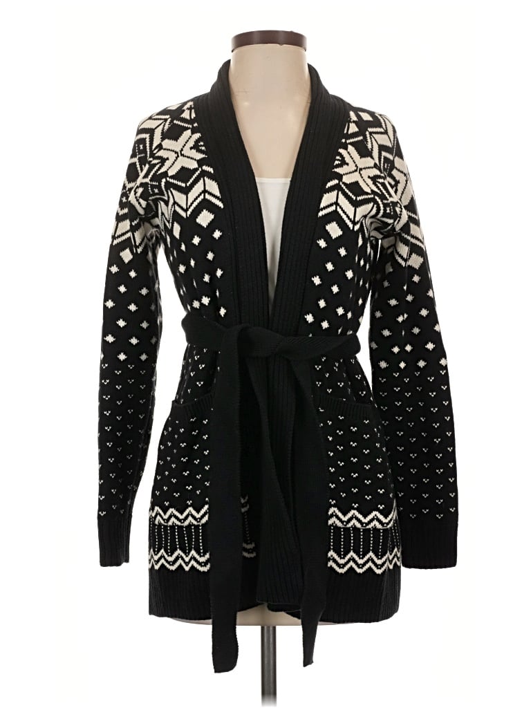 Pre-owned Hanna Andersson Cardigan Sweater In Black