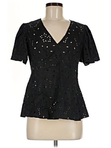 Rebecca Taylor Short Sleeve Blouse (view 1)