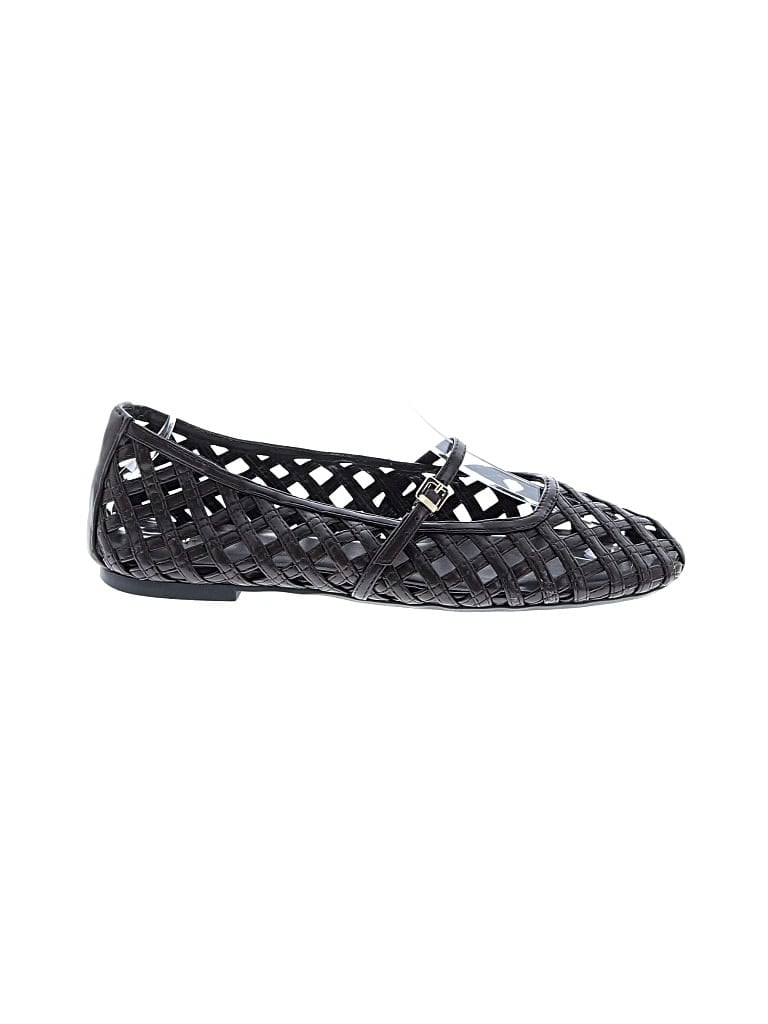 Pre-owned Zara Flats In Black