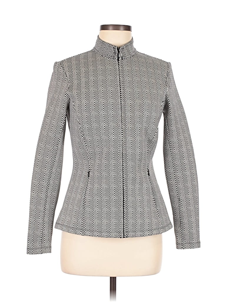 Pre-owned J. Mclaughlin Jacket In Gray
