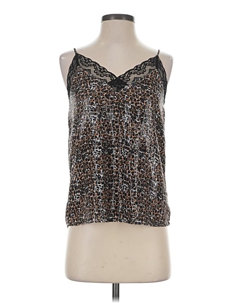 Pre-owned Olivia Rubin Sleeveless Blouse In Brown