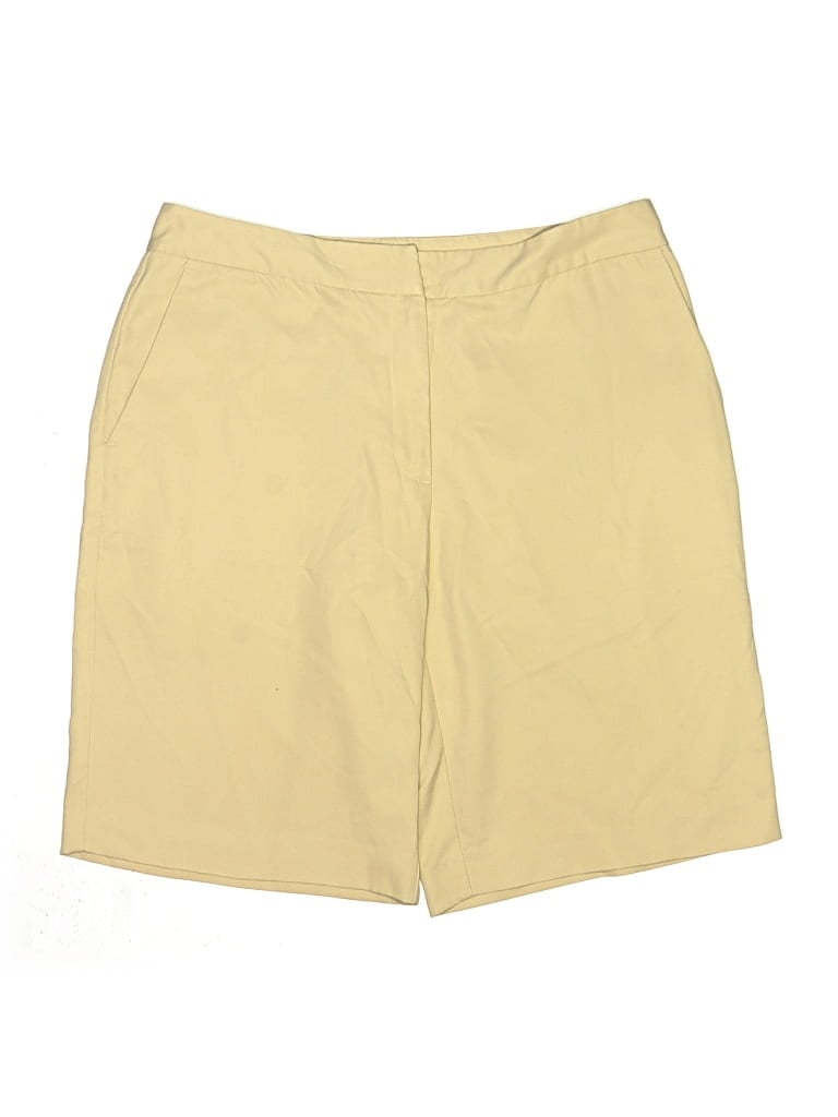 Pre-owned Izod Khaki Shorts In Yellow