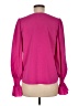 Aqua 100% Polyester Pink Long Sleeve Blouse Size M - photo 2
