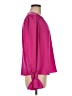 Aqua 100% Polyester Pink Long Sleeve Blouse Size M - photo 4