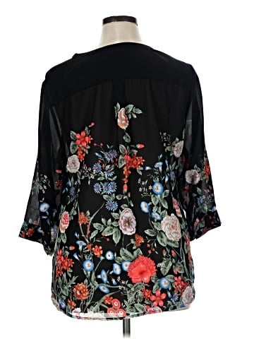Willi Smith 3/4 Sleeve Blouse (view 2)
