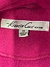 Kenneth Cole New York 100% Polyester Pink Coat Size XS - photo 6