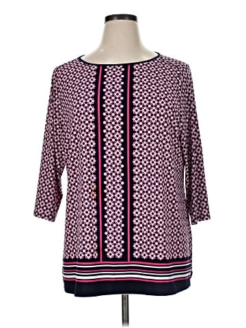 Croft & Barrow 3/4 Sleeve Blouse (view 1)