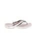 Cloudsteppers by Clarks Silver Flip Flops Size 6 - photo 1