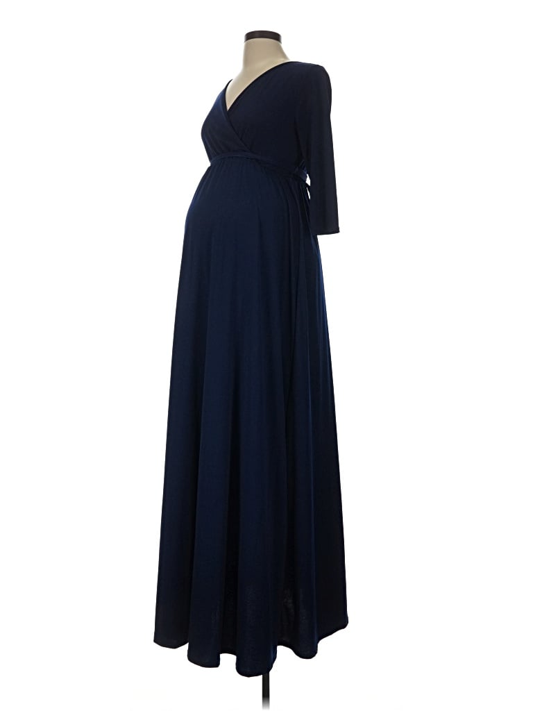 Pre-owned Pink Blush Casual Dress In Blue