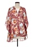 Polly & Esther 100% Polyester Floral Burgundy Wrap Size P (petite) - photo 1