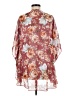 Polly & Esther 100% Polyester Floral Burgundy Wrap Size P (petite) - photo 2