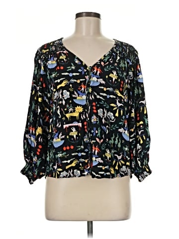 Anthropologie 3/4 Sleeve Blouse (view 1)